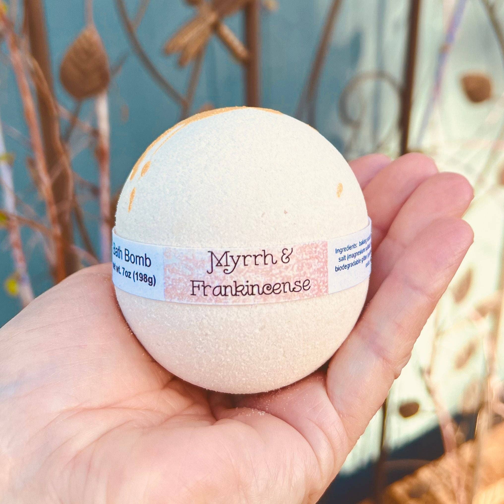 Myrrh & Frankincense Artisan Bath Bomb