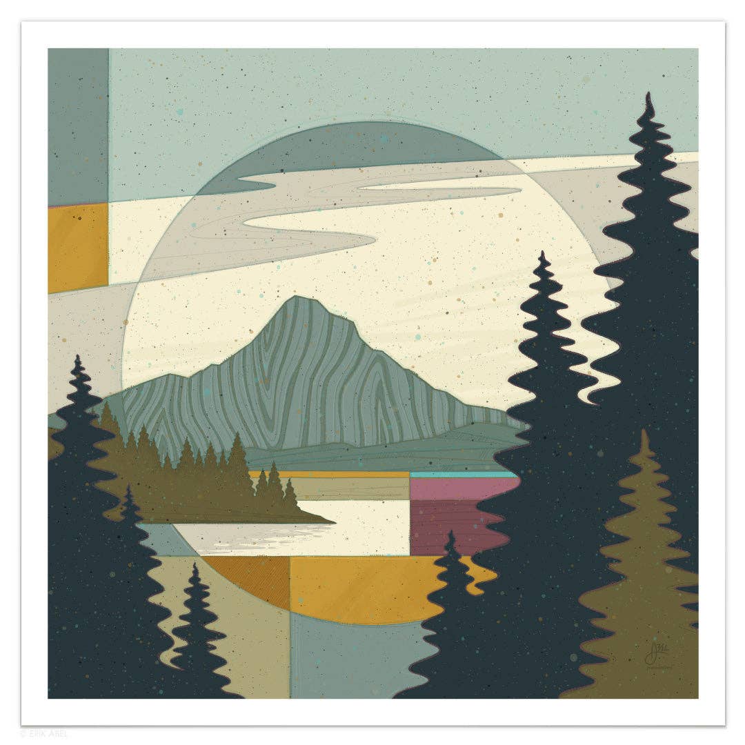 Pnwonderland: Hood - WHLSL Print: Unframed / 12x12 / Bamboo Paper