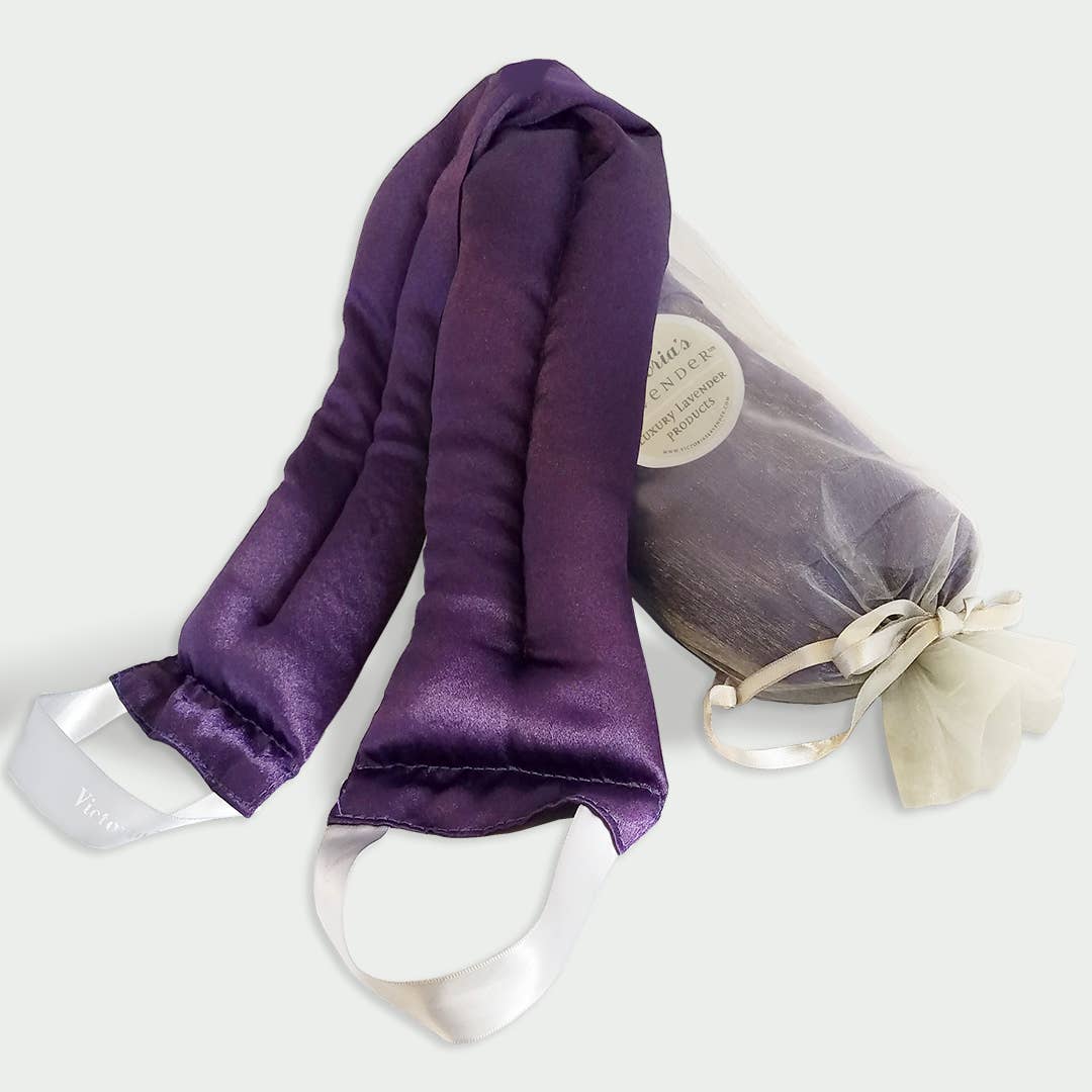 Neck Wrap in gift bag - dark purple