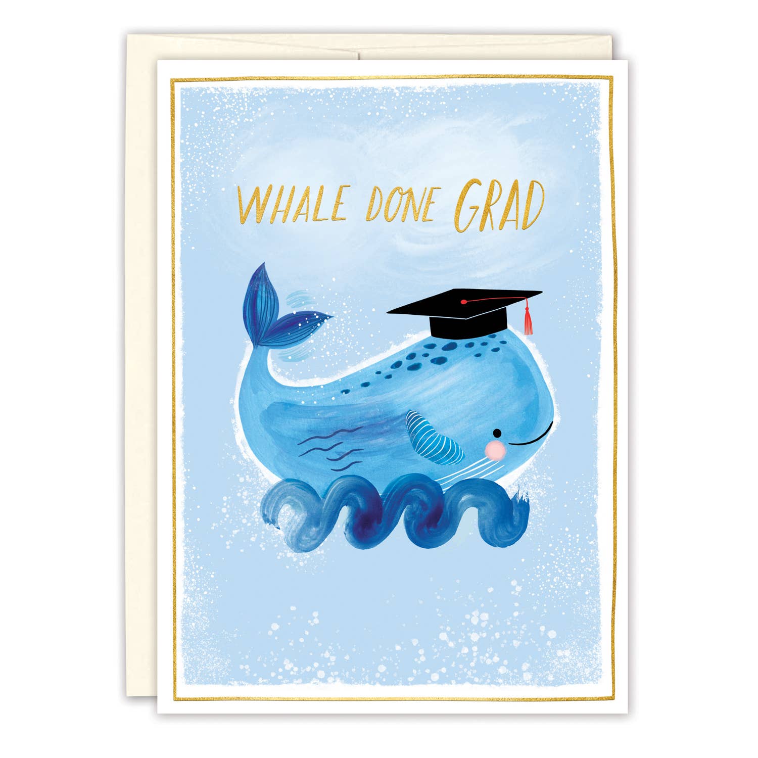 Whale Done Graduation Card
