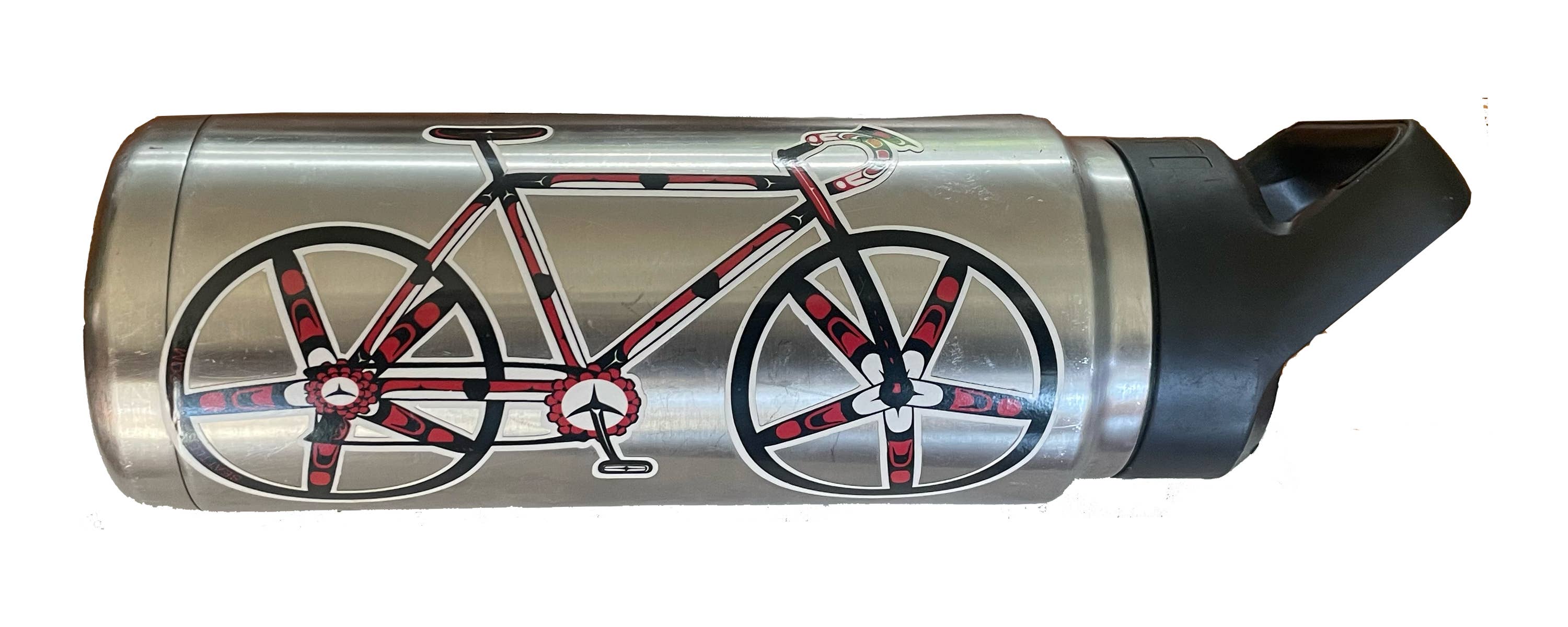 Pacific Northwest Native American Bicycle Vinyl Sticker