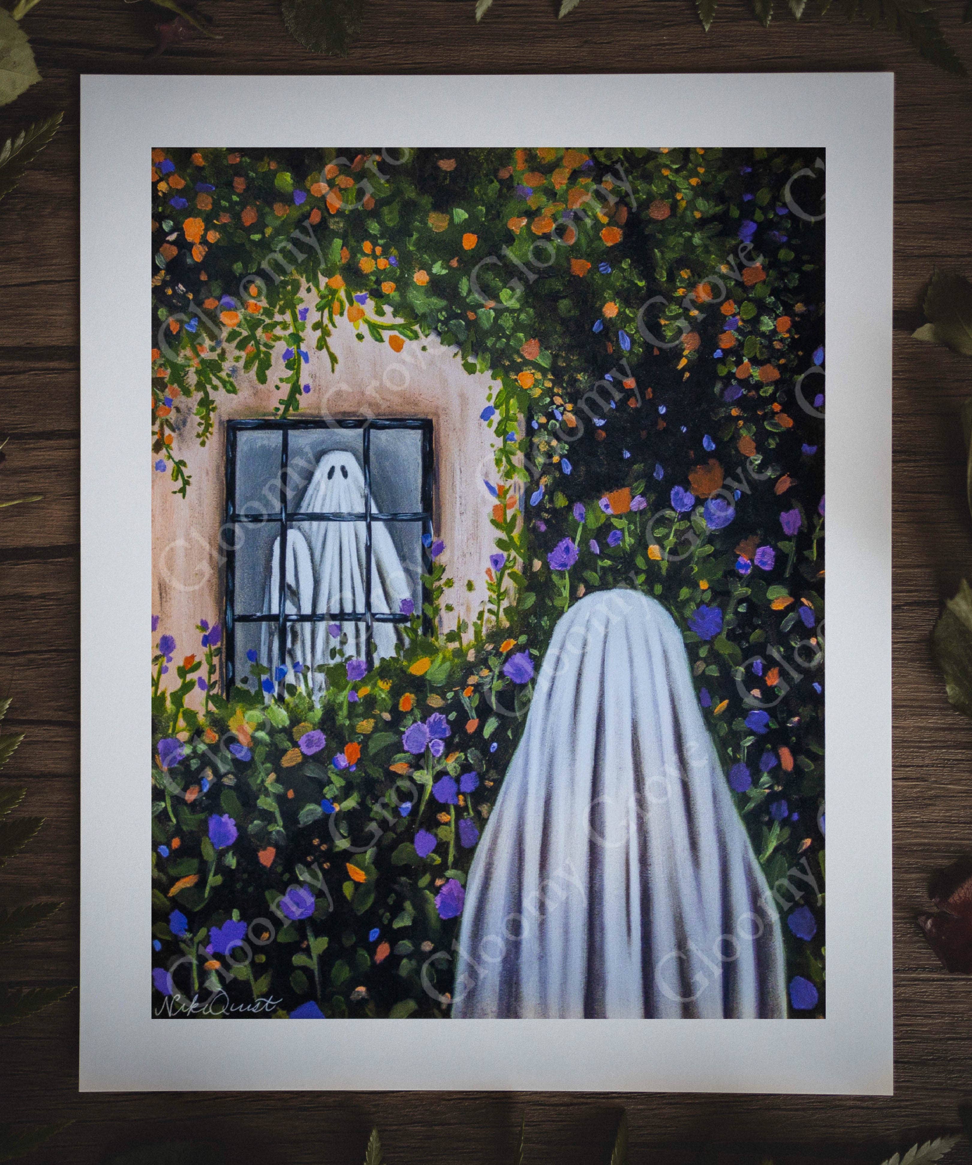 "Floral Garden" | Fine Art Print: 5x7
