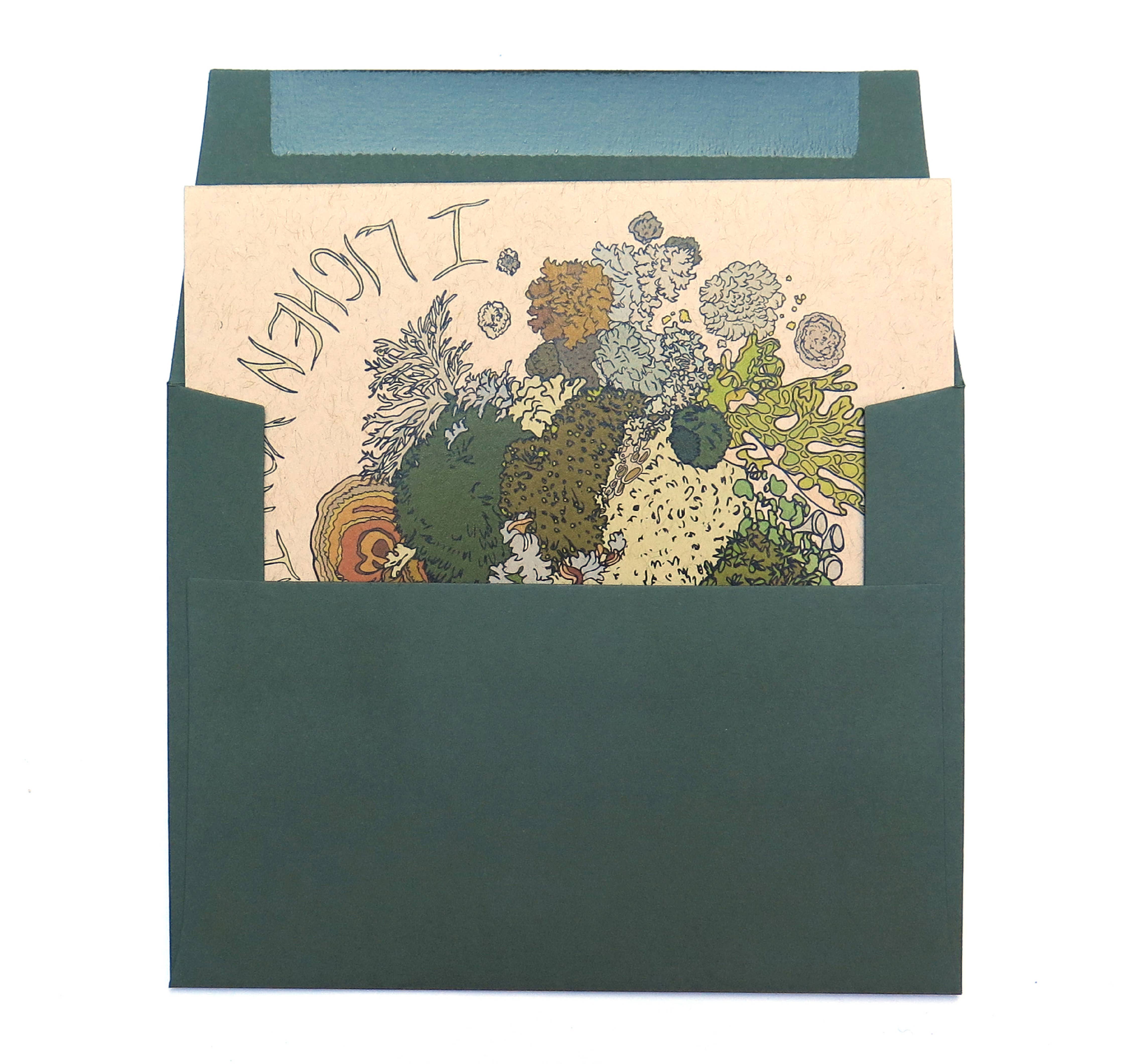 Moss and Lichen Card