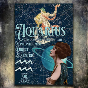 Aquarius Greeting Card