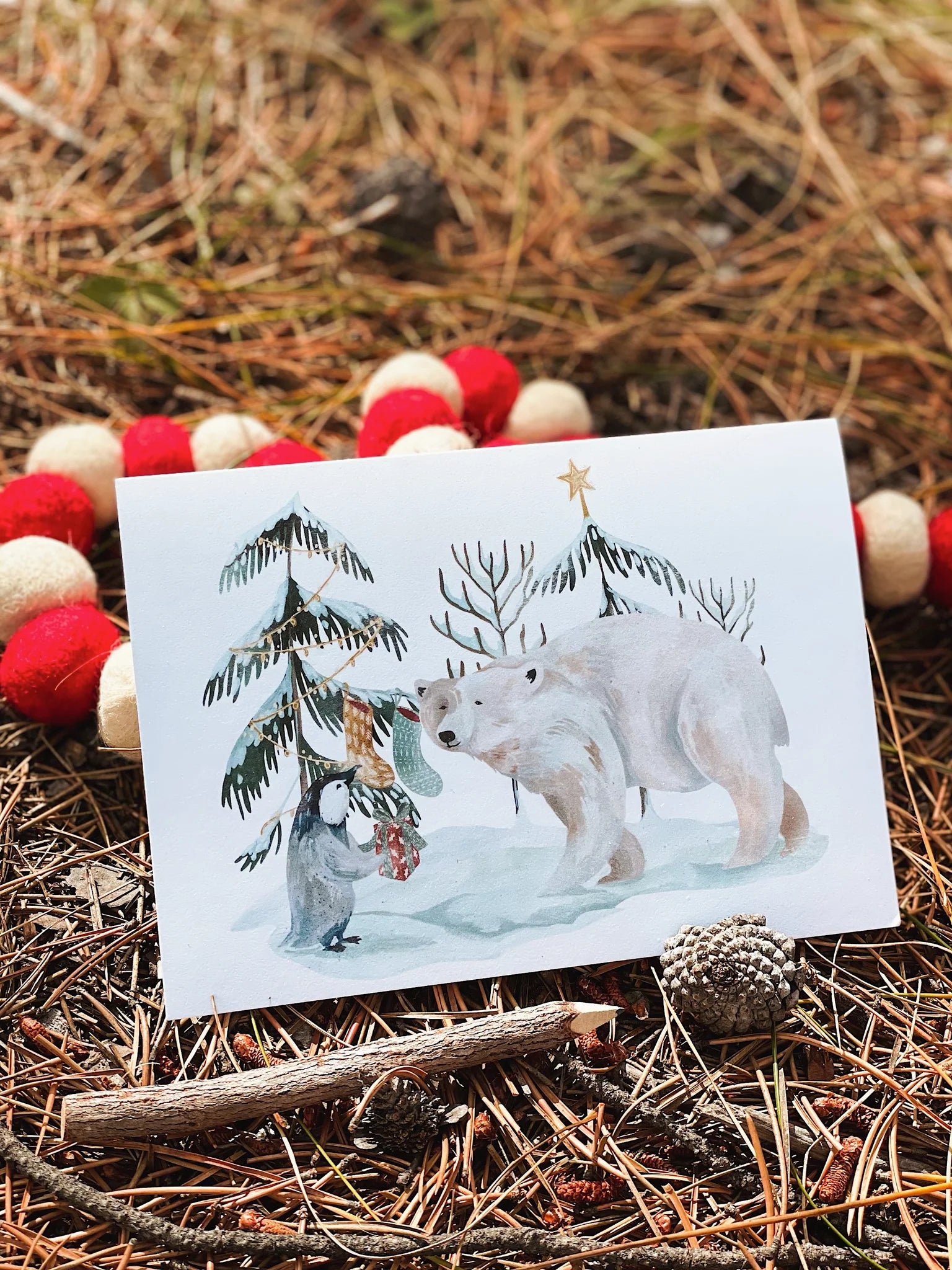 Artic Christmas Card