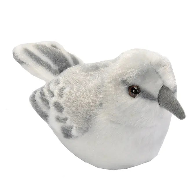 Audubon Bird Northern Mockingbird Stuffed Animal W Sound 5.5"
