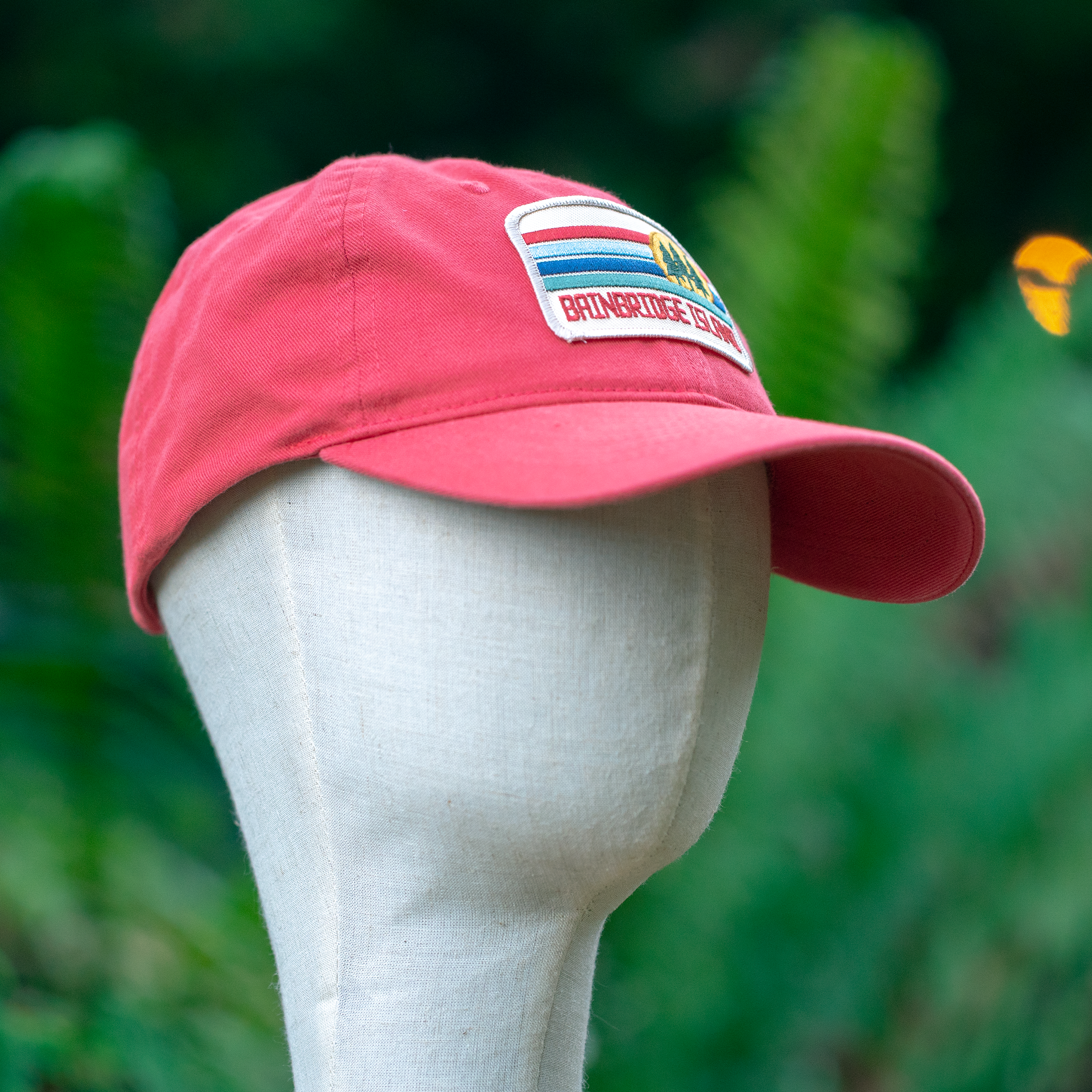 Bainbridge Island WA Vintage Patch Mauve Hat