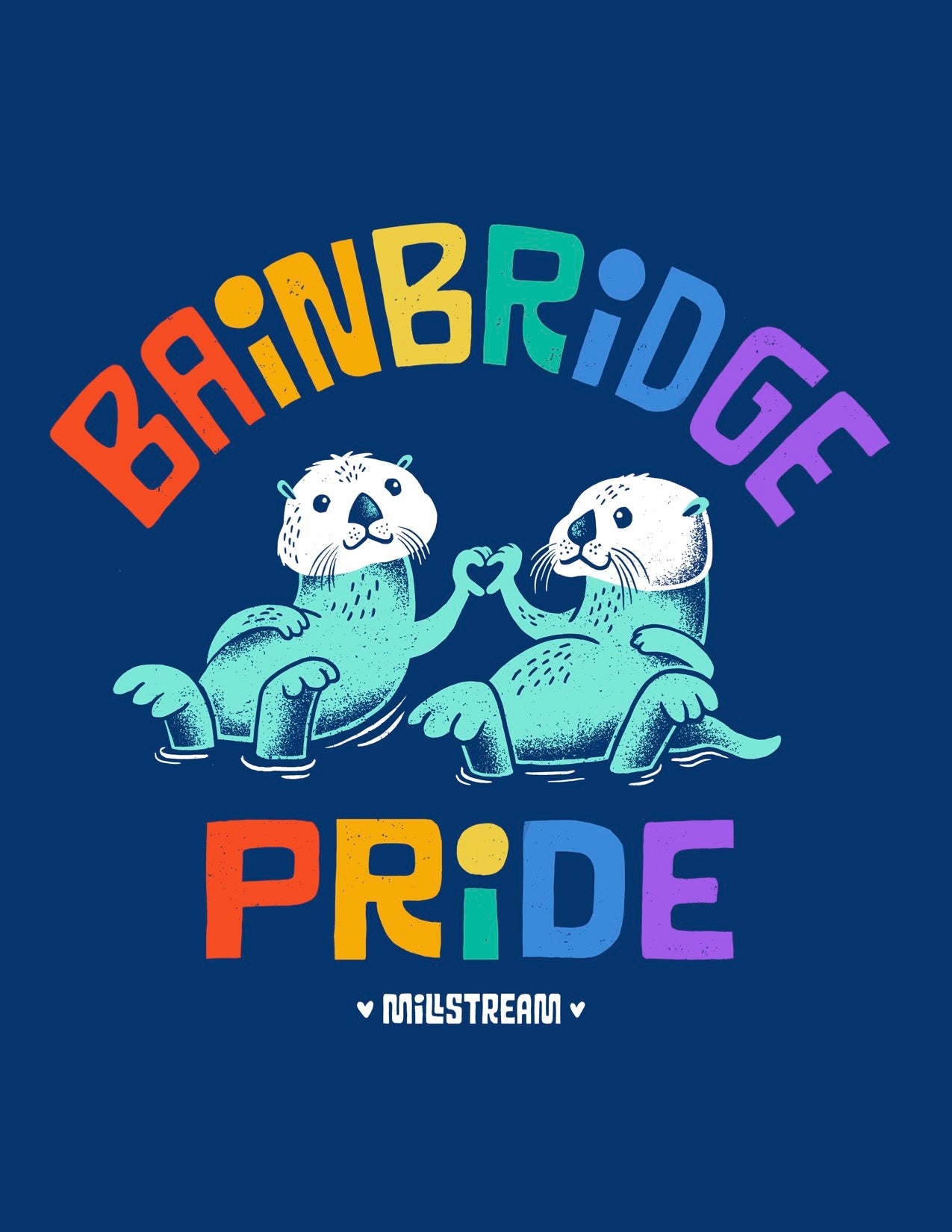 Bainbridge Pride Otter Love Postcard