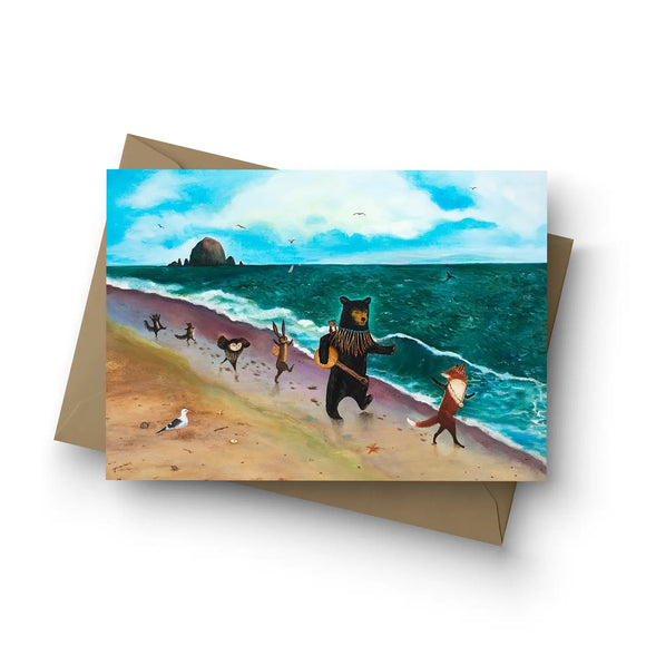 Beach Day Single Card