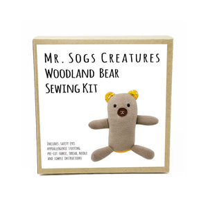 Woodland Creature DIY Sewing Kit Bear