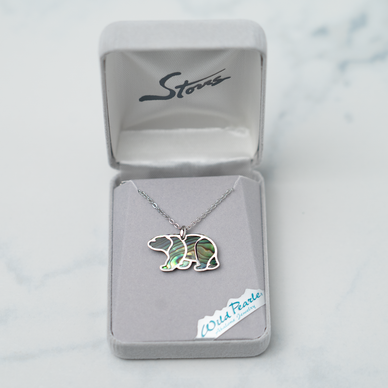 Bear Filigree Necklace