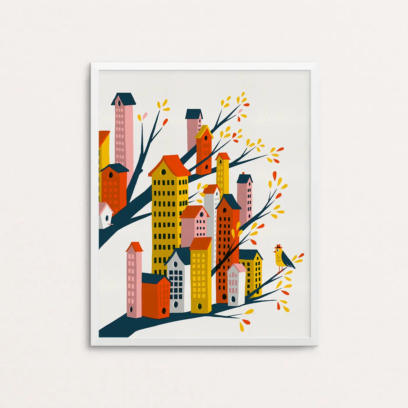 Bird City Art Print