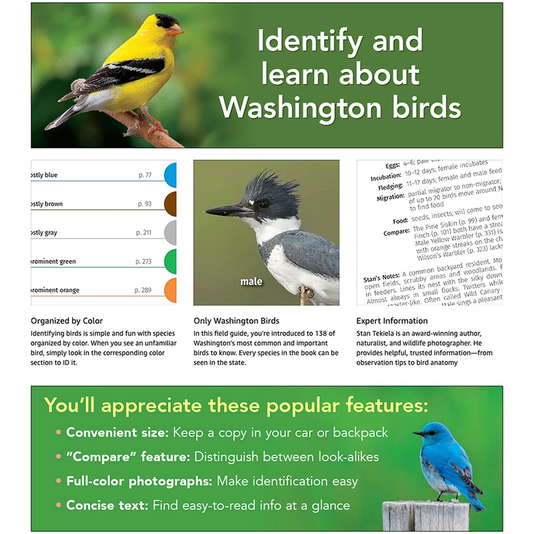 Birds of Washington Field Guide (2nd Edition)
