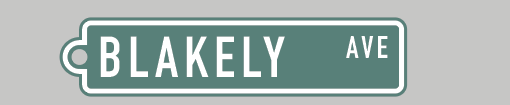 Bainbridge Island Street Sign Keychain