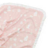 Blossom's Pink Organic Receiving Blanket