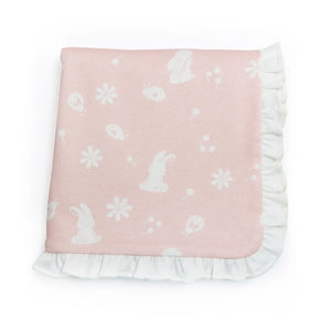 Blossom's Pink Organic Receiving Blanket