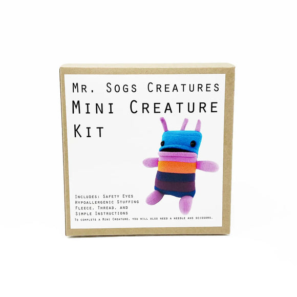 Mini Creature DIY Sewing Kit Blue