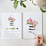 Bouquet Watercolor Workbook