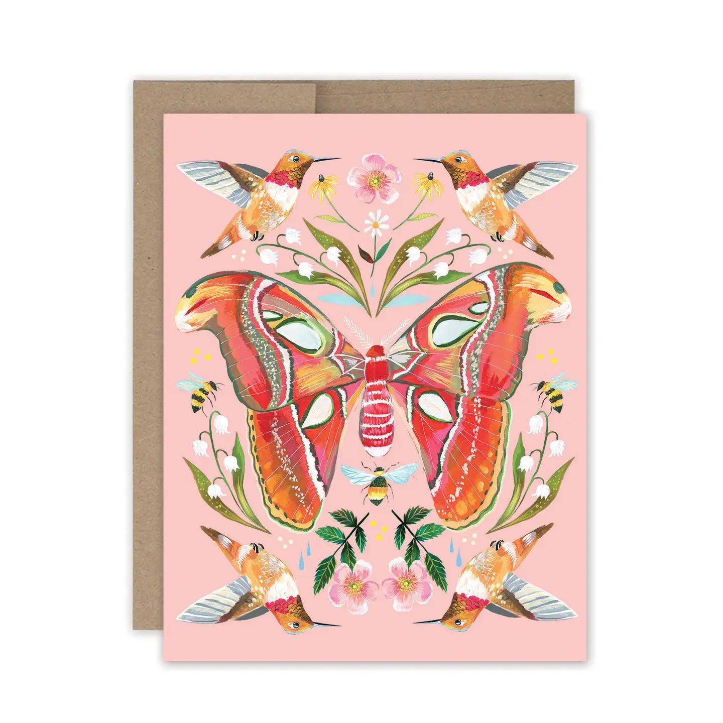 Butterflies & Birds Boxed Notecard - Set of 10