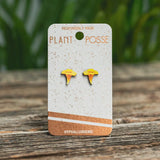 Chanterelle Stud Earrings by Plant Prosse