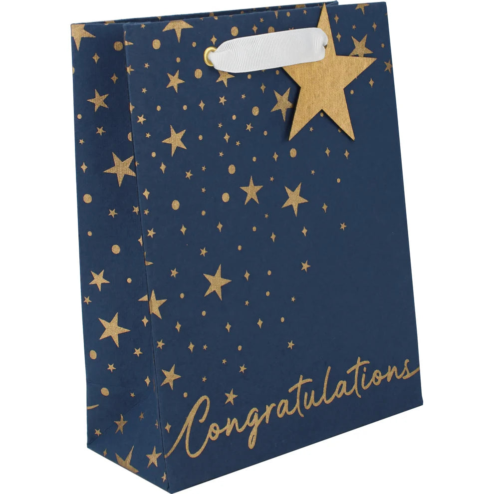 Congrats Starburst Medium Gift Bag