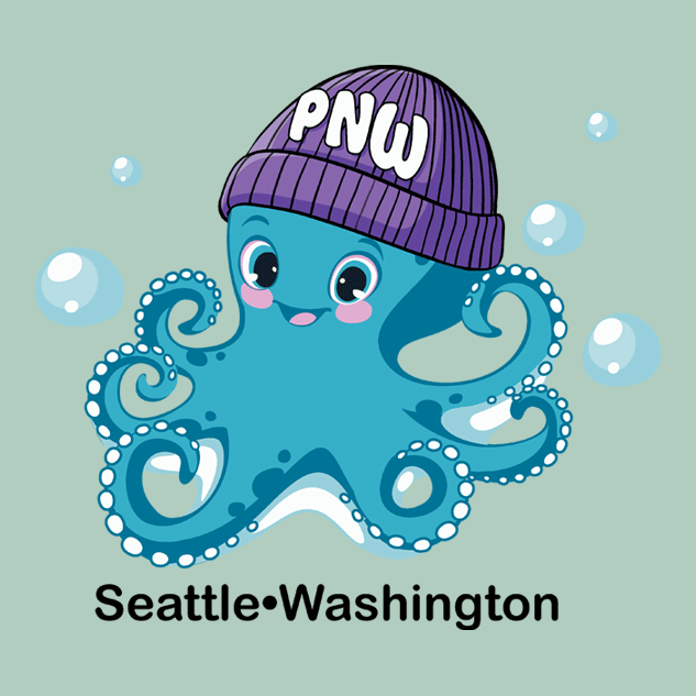 Bainbridge Island Cutesy Octo Beanie Onesie