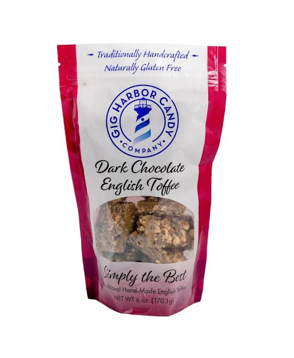 Dark Chocolate Toffee 7 oz