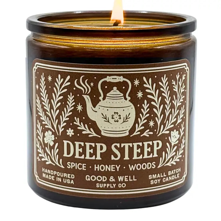 Deep Steep Soy Candle | Folk & Flame Fall