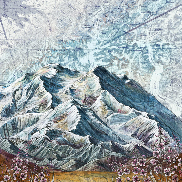 Denali National Park Fine Art Matted Print