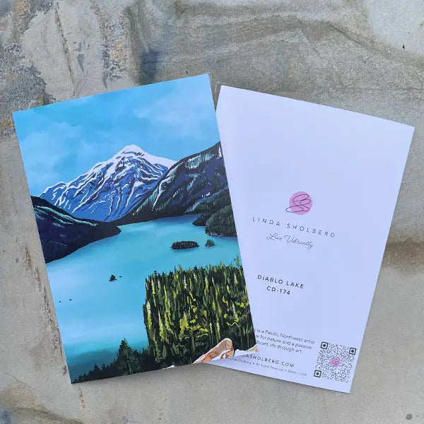 Diablo Lake Greeting Card