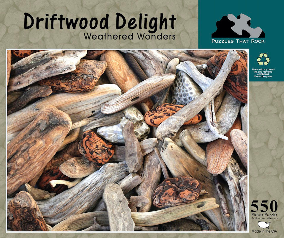 Driftwood Delight by Robert R. Norman (550 Piece Puzzle)