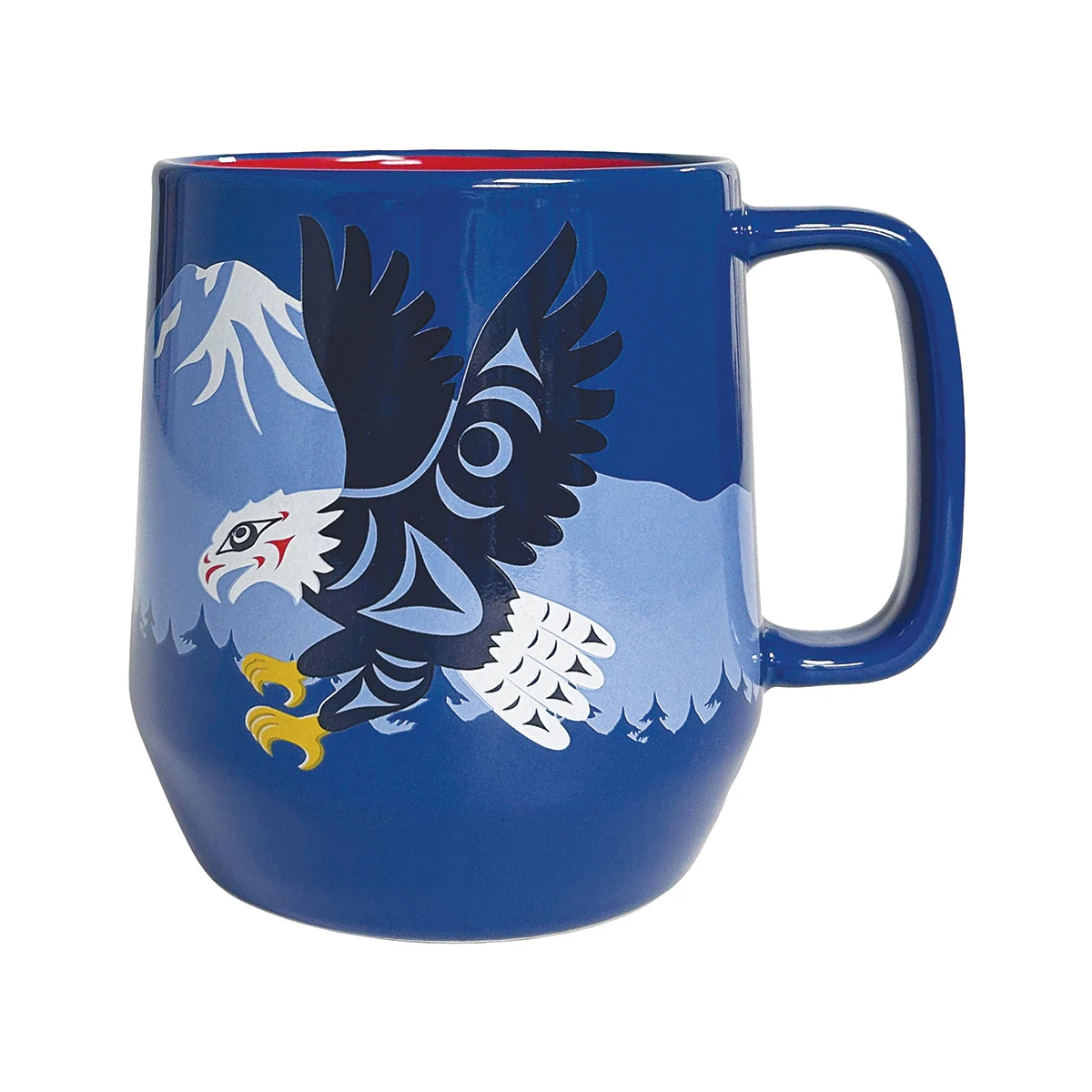 20 oz Big Ceramic Mug - Sp'óq'es (Eagle)