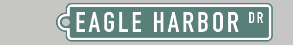 Bainbridge Island Street Sign Keychain