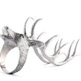 Pewter Elk Head Napkin Rings