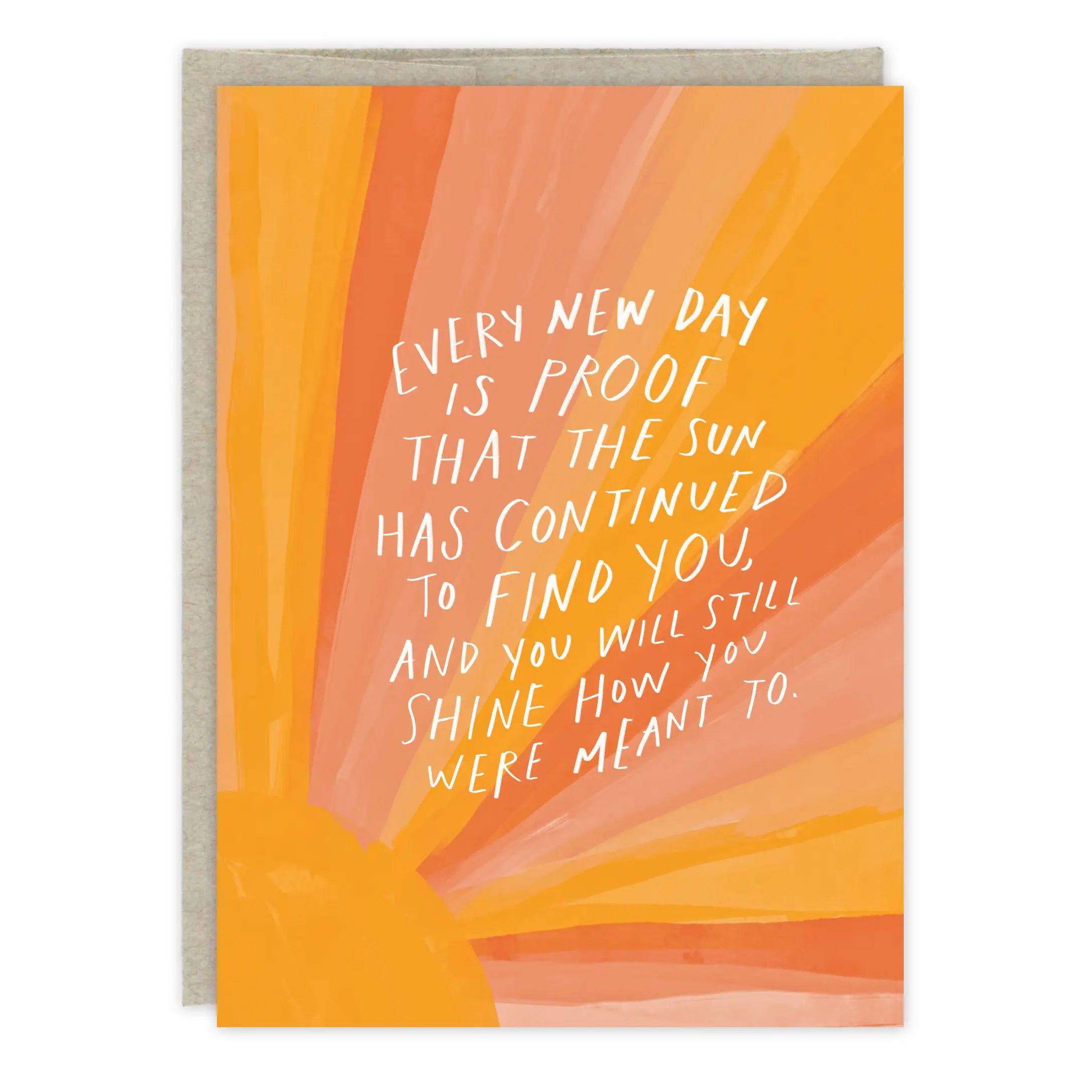 Every New Day Is Proof Birthday Card