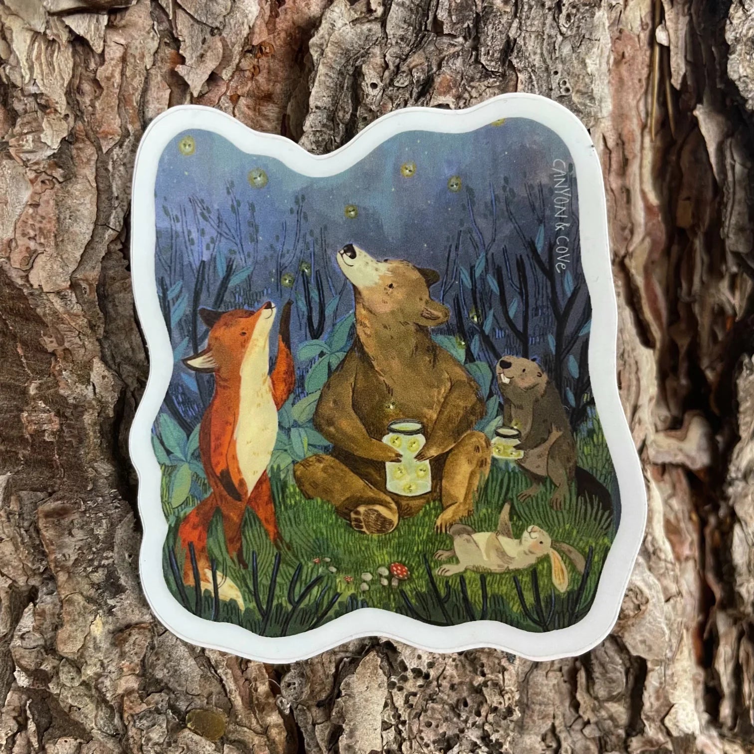 Firefly Night Sticker