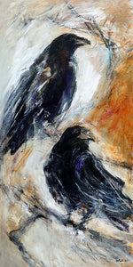 "Fall Stacked Ravens" - Christopher Mathie Fine Art