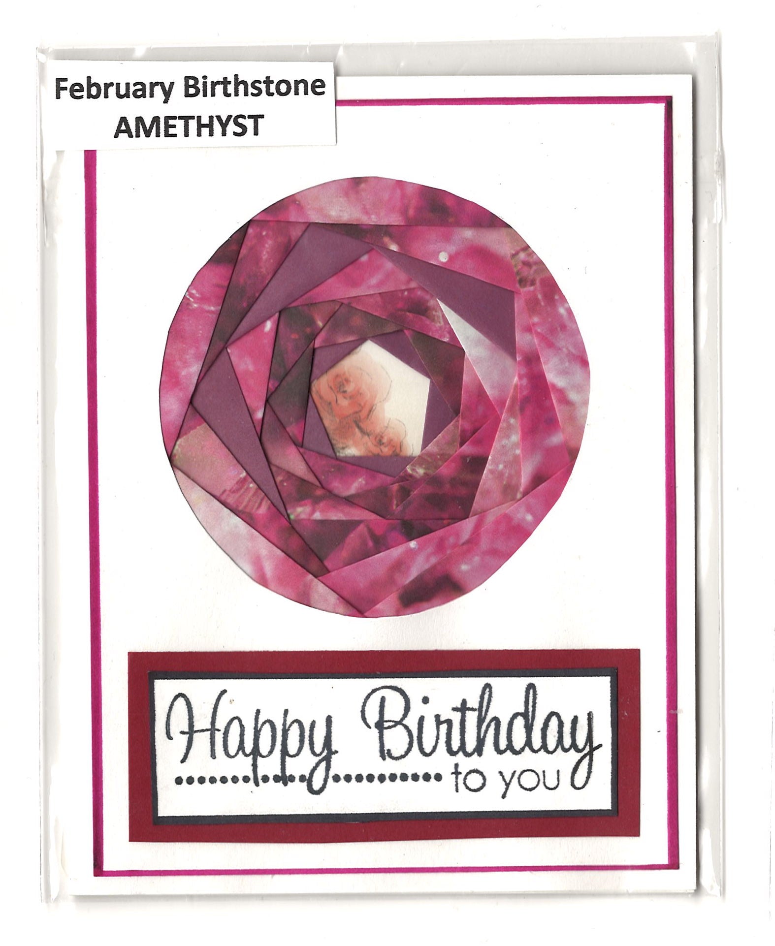 Birthstone Birthday Card | Helen Hecker