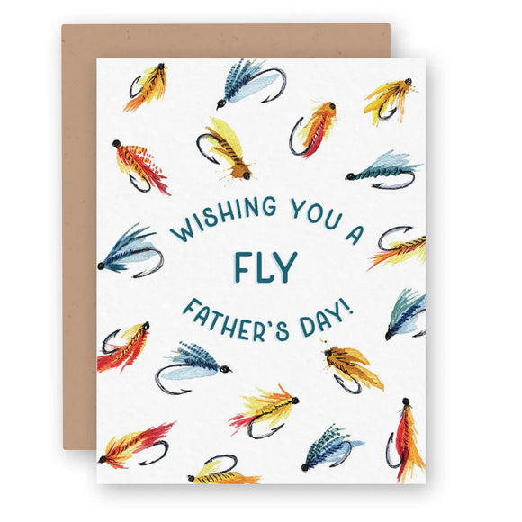 Wishing You A Fly Father's Day Greeting Card
