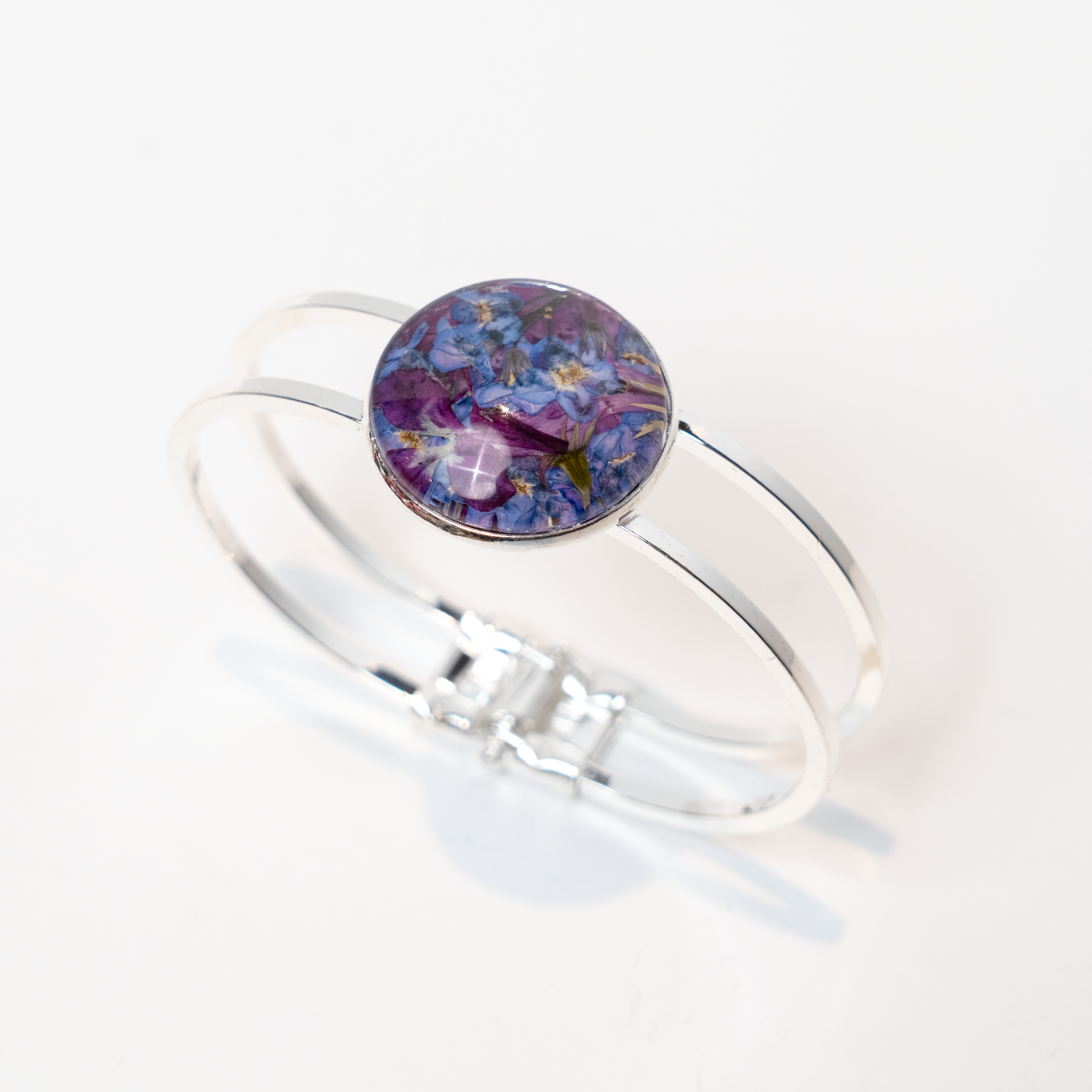 Forget Me Not Bangle by Botanical Creations