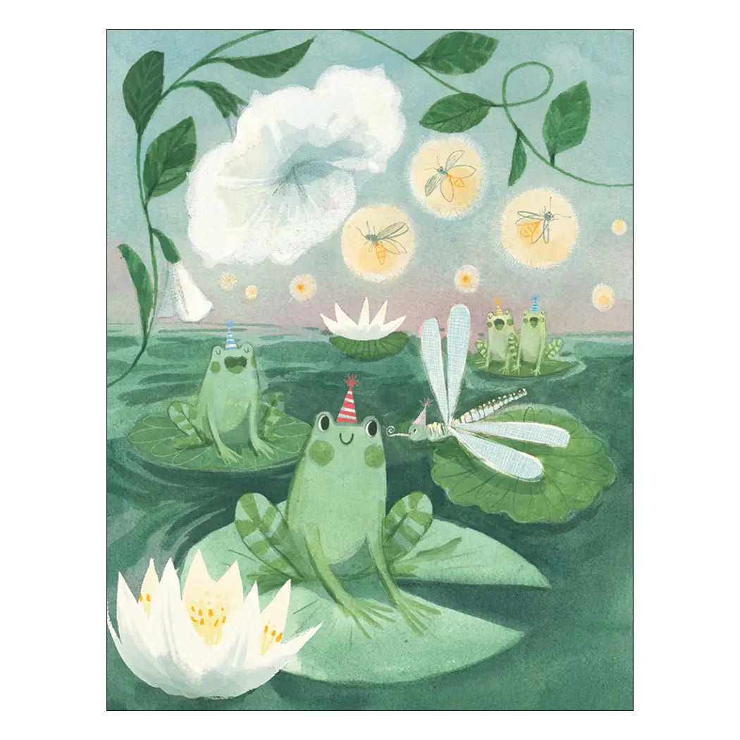 Frog Party Card