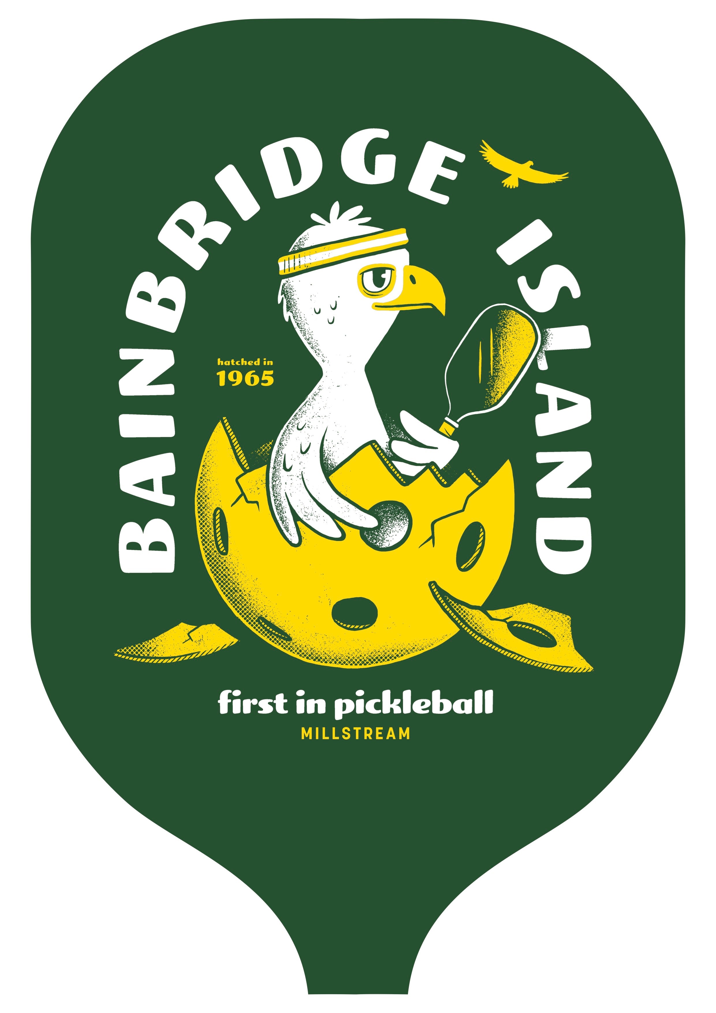 First in Pickleball Hatchling Paddle - Green