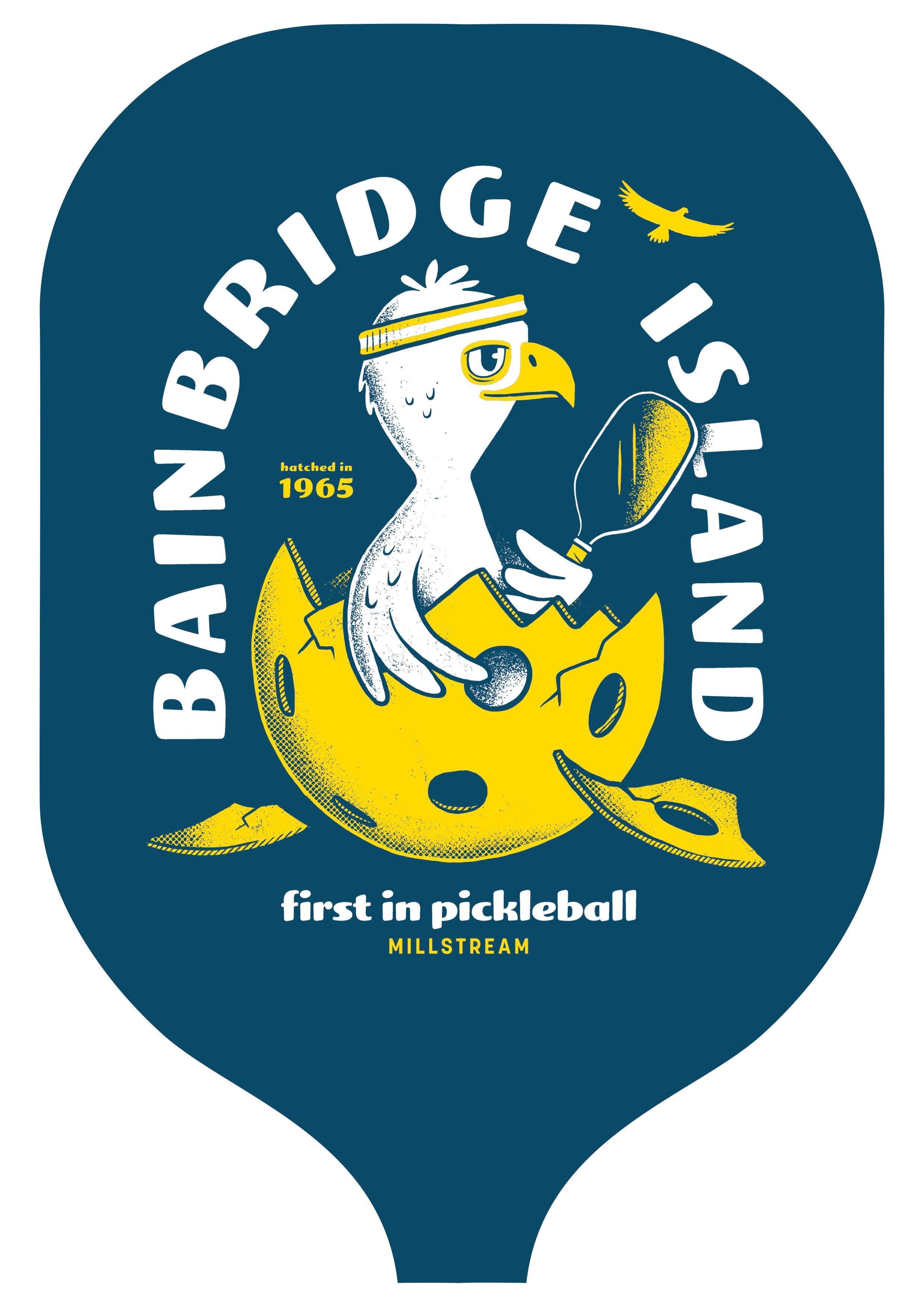 First in Pickleball Hatchling Paddle - Blue
