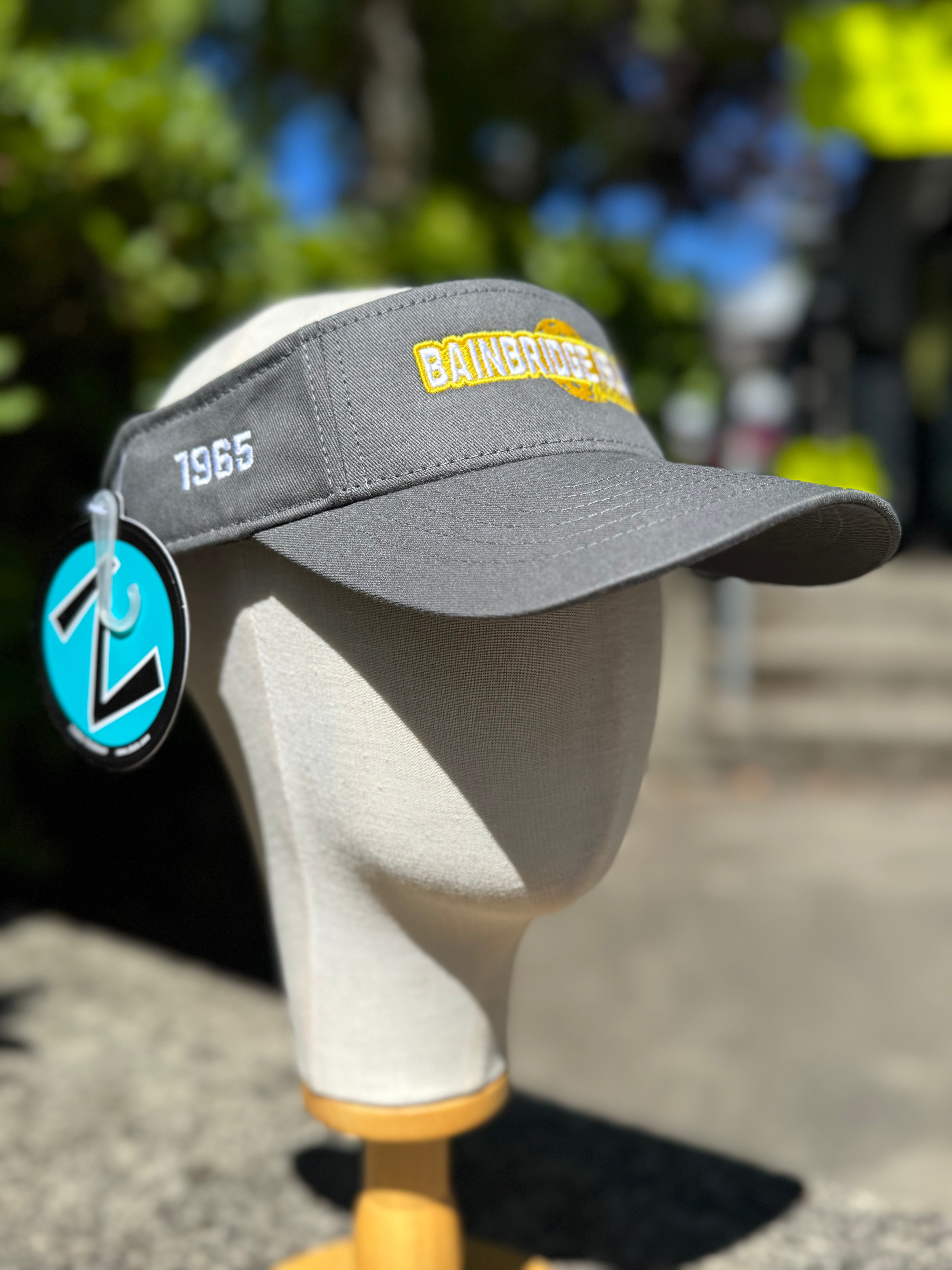 Pickleball 1965 Bainbridge Island Visor Cotton - Gray