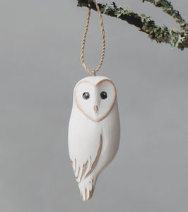 Barn Owl Hanging Ornament