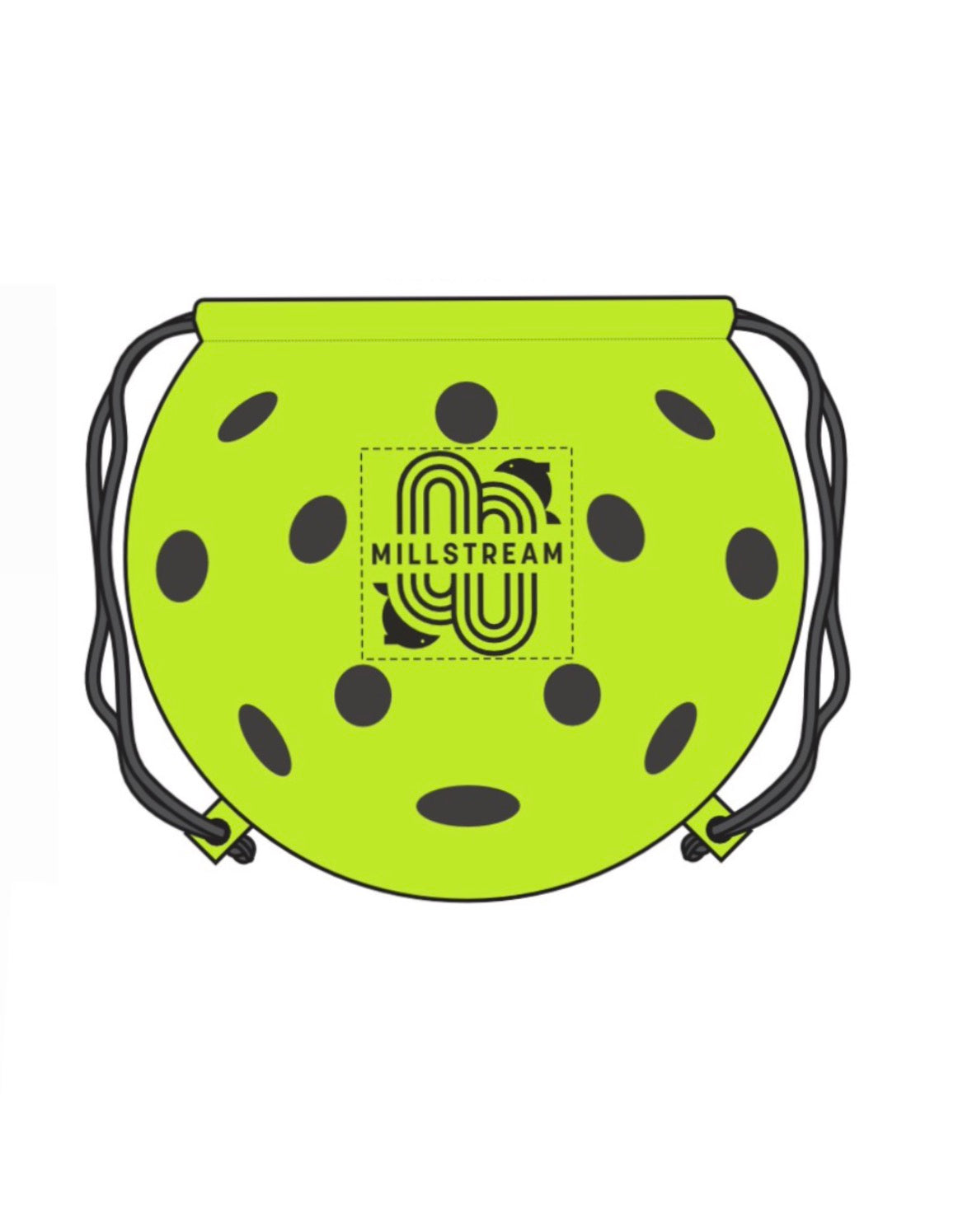 Millstream Pickleball Reusable Drawstring Bag