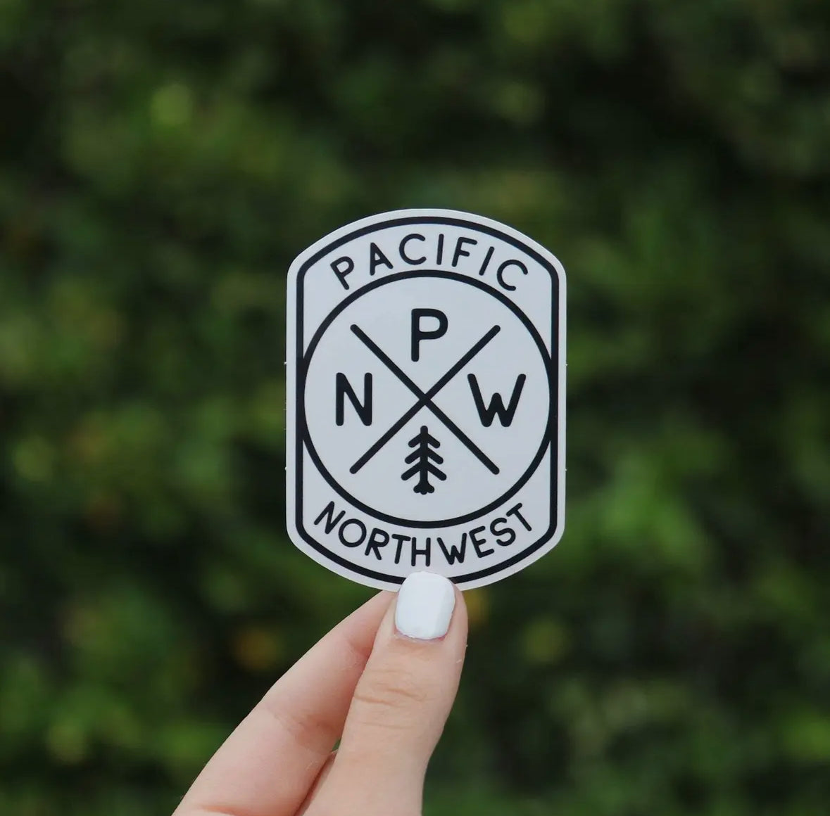 Pacific Northwest Compass Sticker