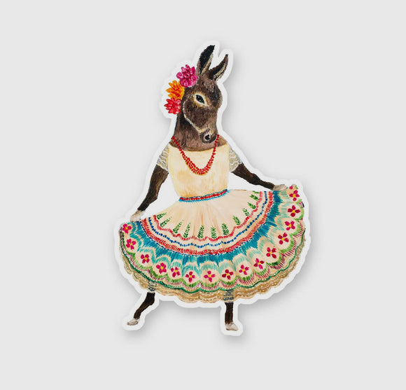 Dancing Donkey Sticker