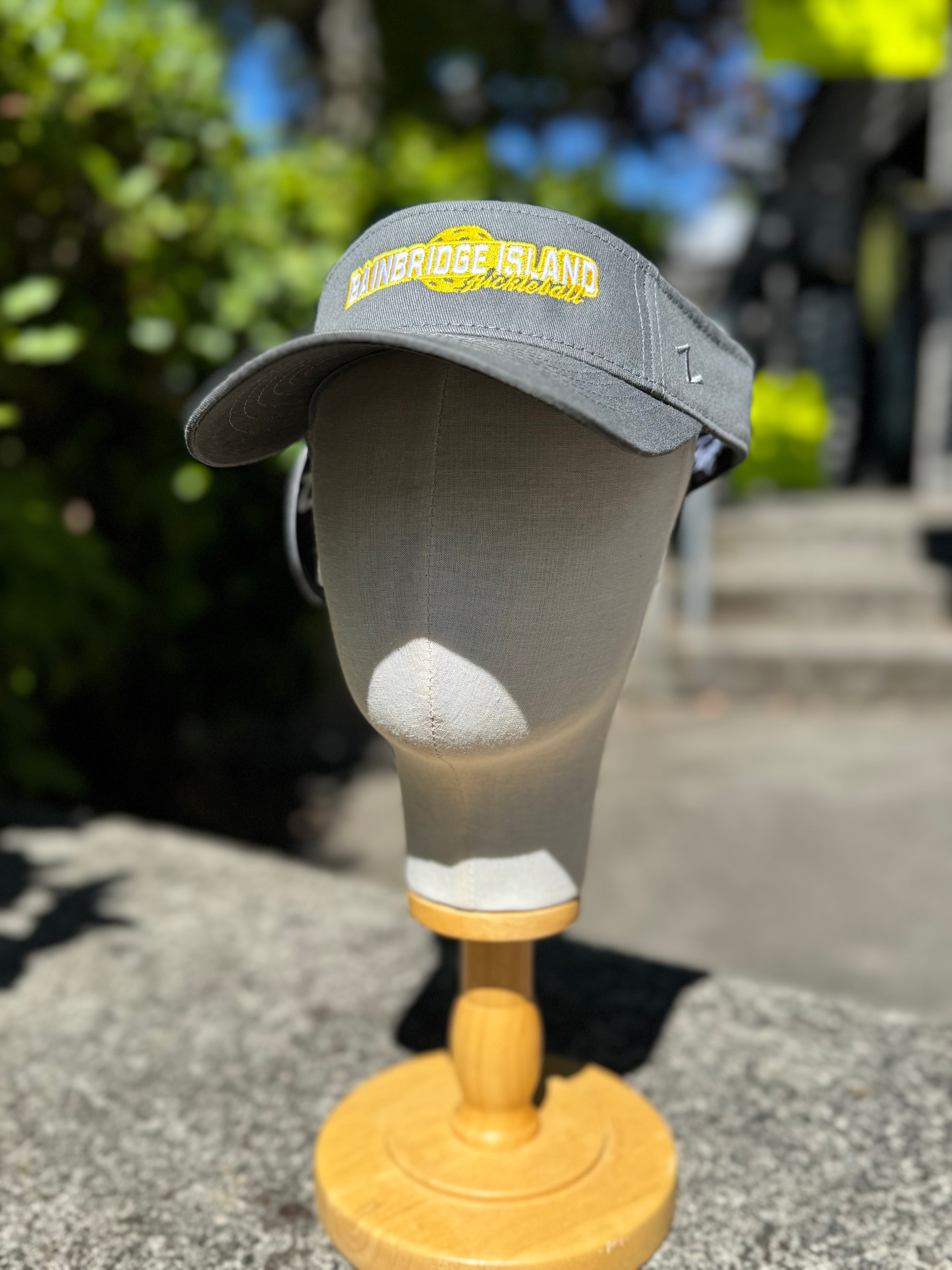 Pickleball 1965 Bainbridge Island Visor Cotton - Gray