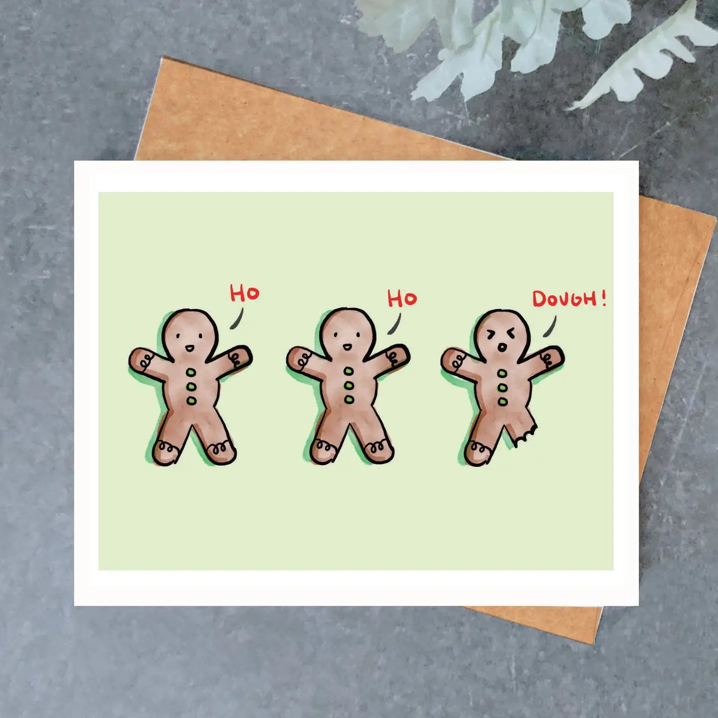 Gingerbread Dough Card